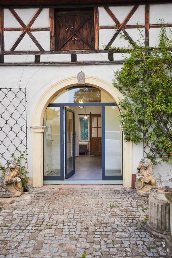 Obere Mühle - Scheunenwohnung mitten im Grünen Baunach Exterior foto