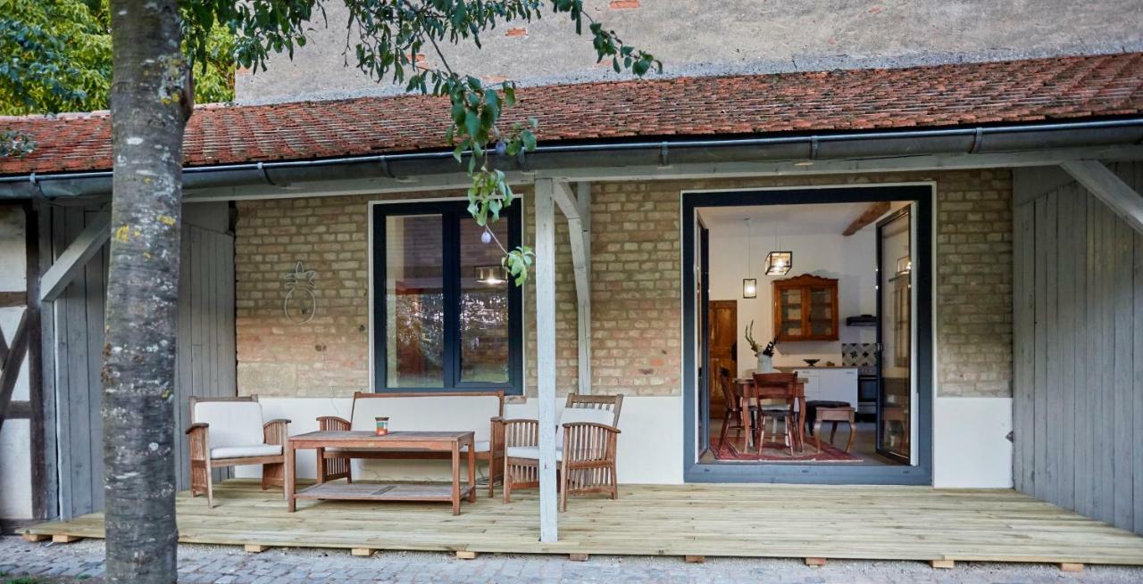 Obere Mühle - Scheunenwohnung mitten im Grünen Baunach Exterior foto