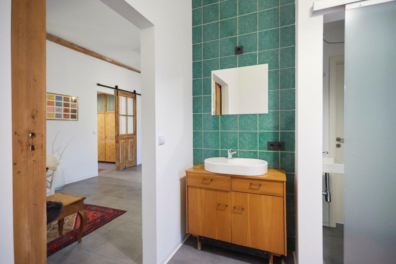 Obere Mühle - Scheunenwohnung mitten im Grünen Baunach Exterior foto